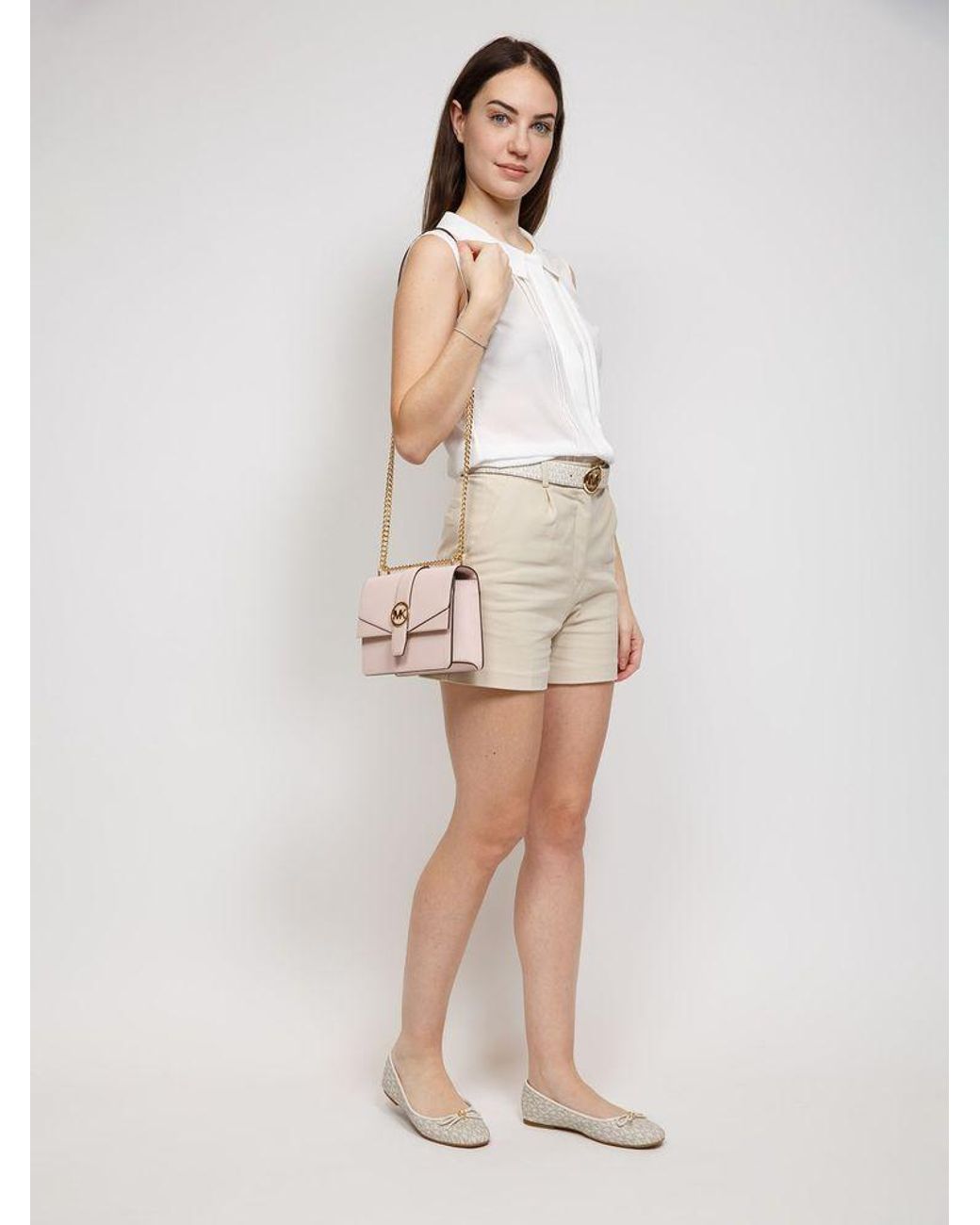 Michael Kors Pink Crossbody Bag Leather Crossbody-Bags