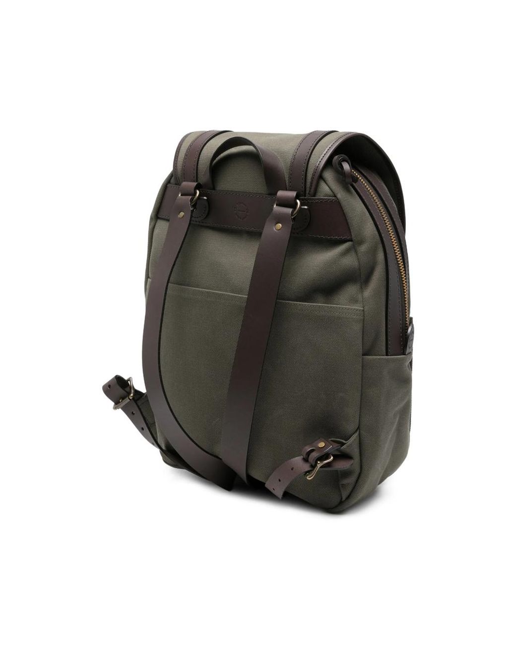 Filson Gray Bum Bag With Leather Trims Cotton: 100. Tote for men