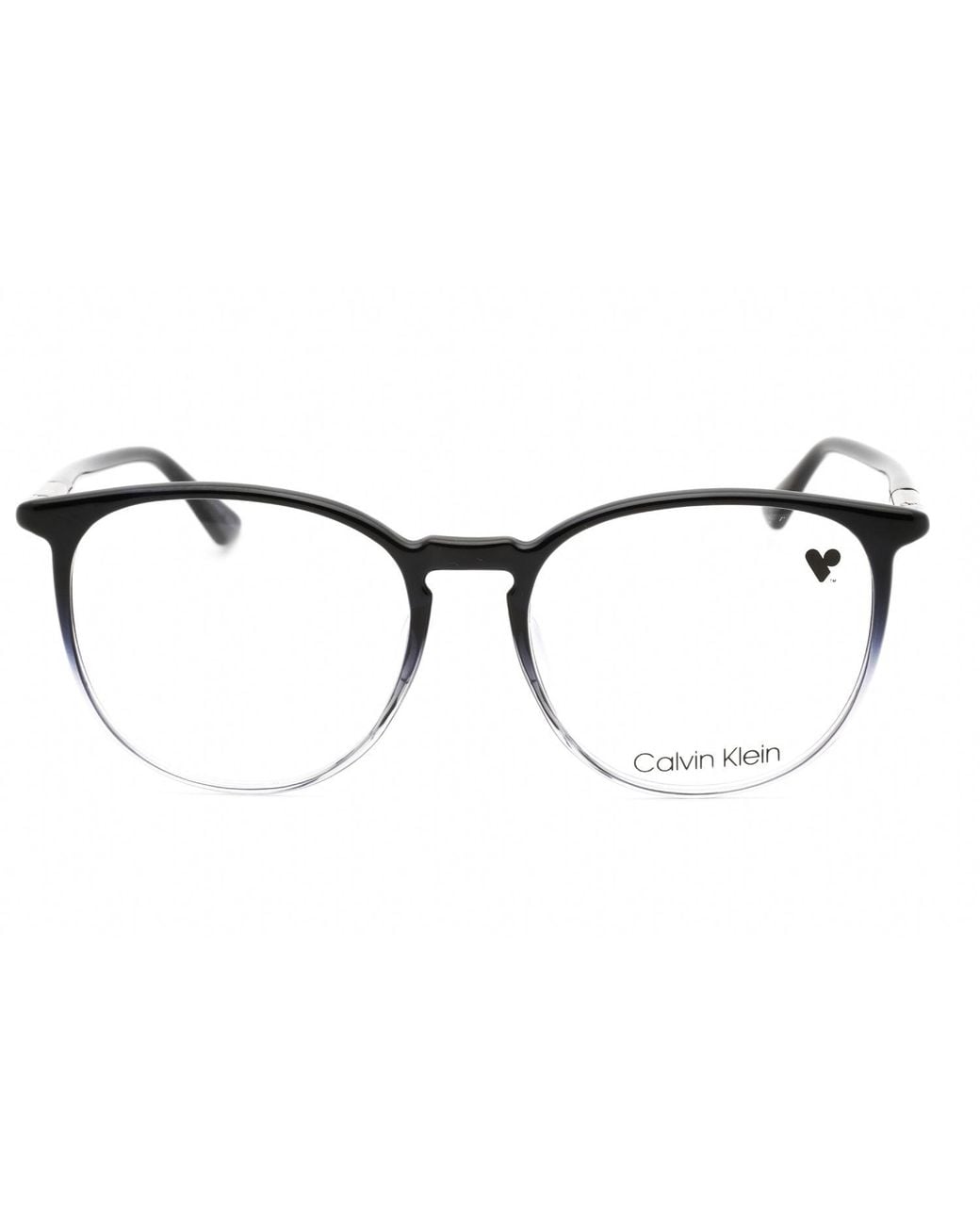 Calvin Klein Black Calvin Klein Ck21522 Round Injected Propionate Eyeglasses