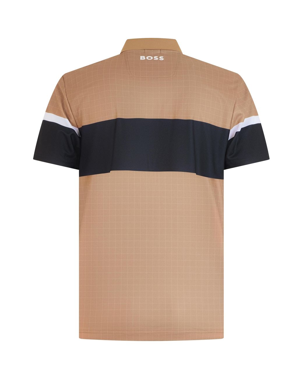Boss Black Short-Sleeve Polo Shirt Technical Fabric Medium Polyester for men