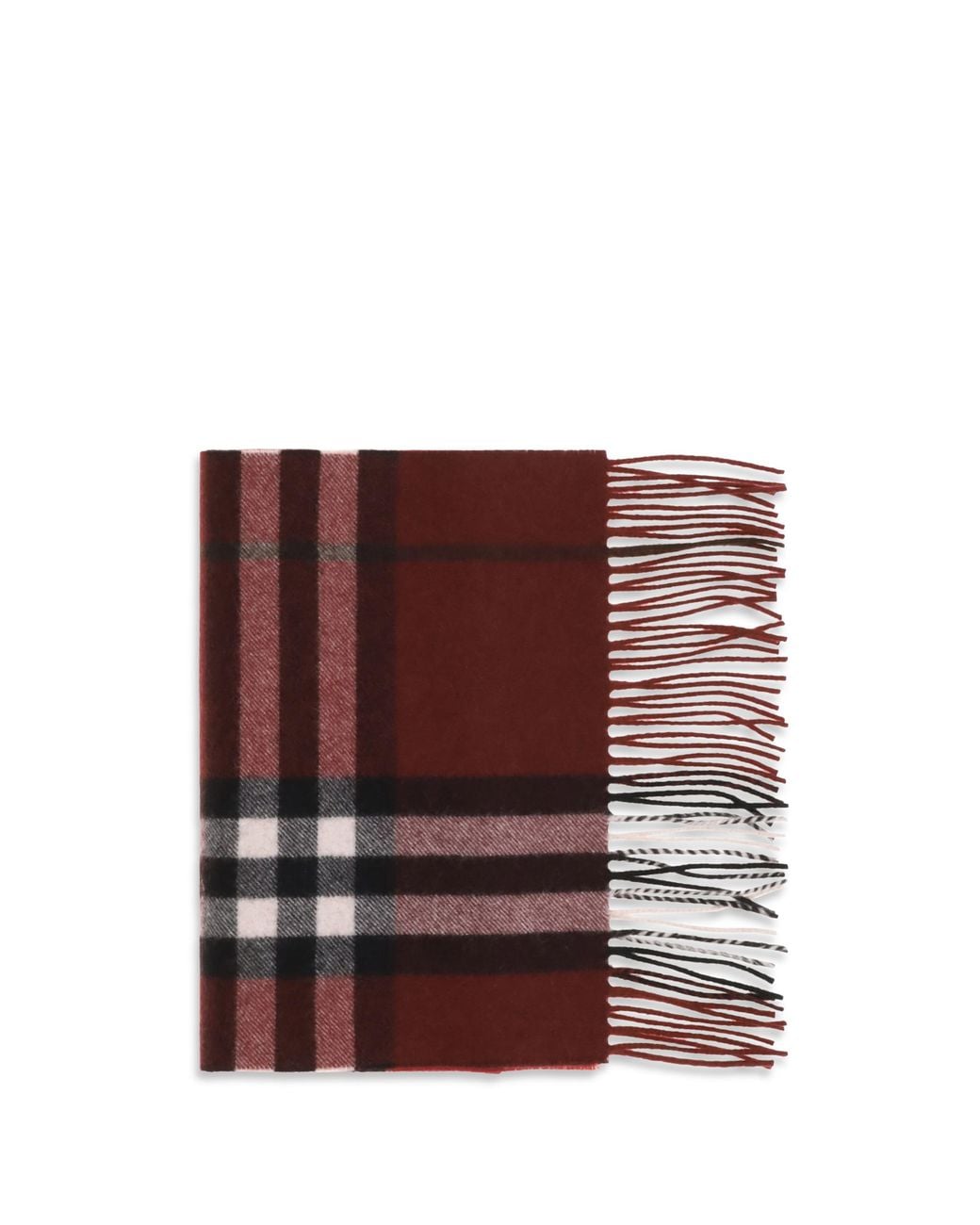 Burberry Purple Scarf Check Cashmere Scarfs