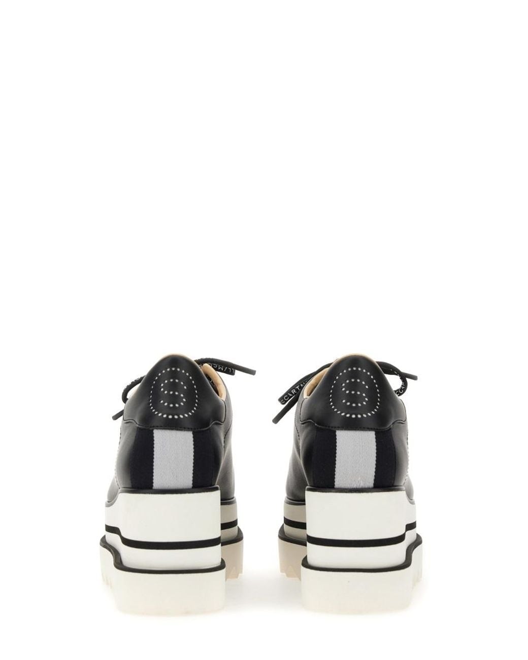 Stella McCartney Black Stella Mccartney Elyse Wedge Sneakers