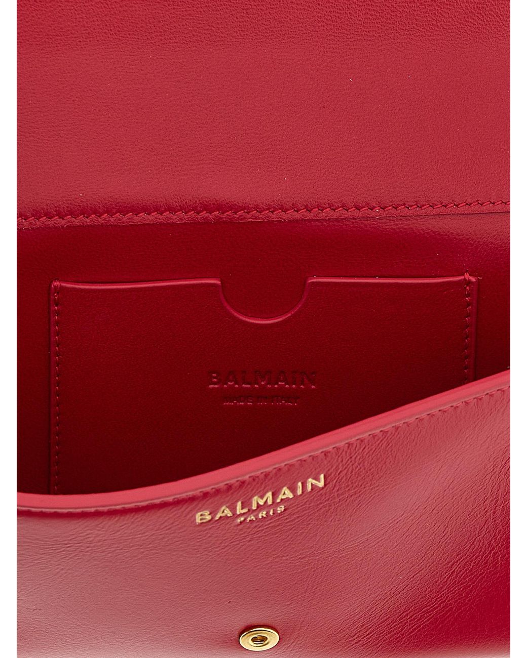 Balmain Red 'Shuffle' Wallet Chain