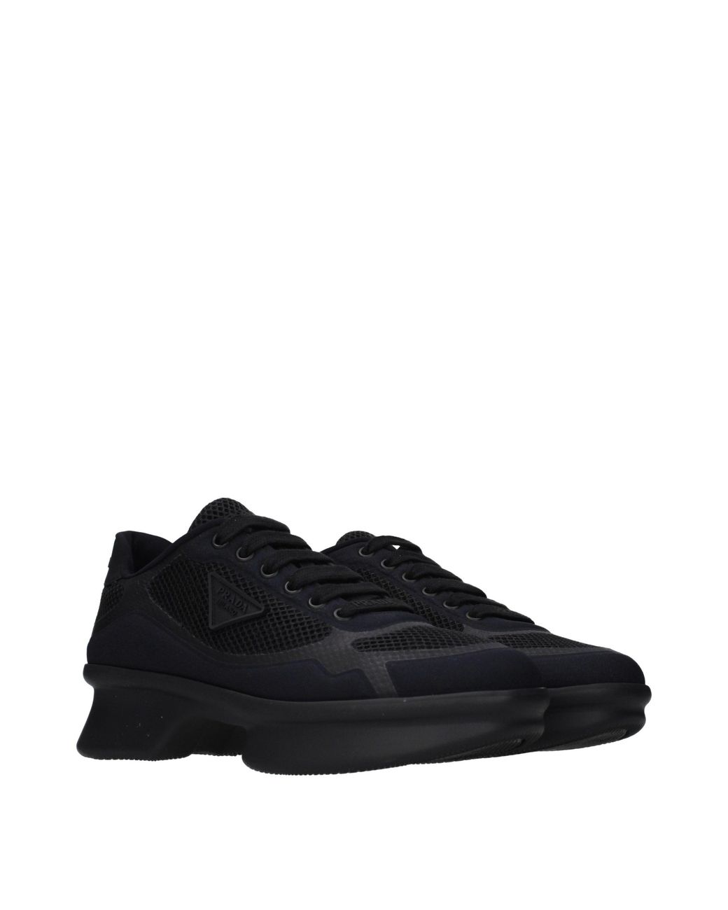 Prada Black Sneakers Fabric