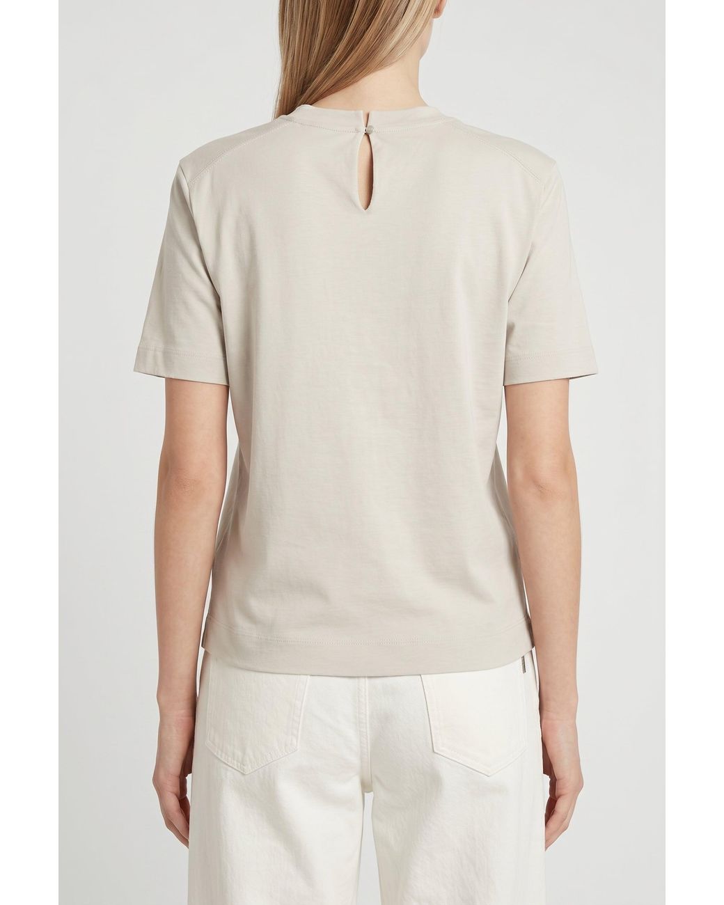 Brunello Cucinelli White Light Cotton Shirt