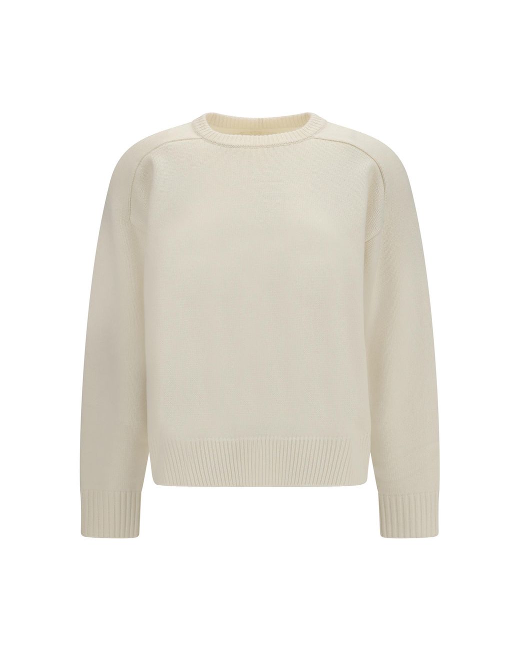 Loulou de Saison White Breha Wool Cashmere Blend Sweater