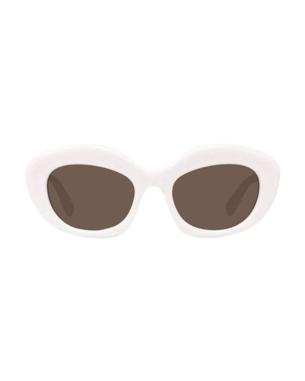 Loewe Brown Sunglasses Cat Eye Full Rim, Frame And Lens Lw40153I25E