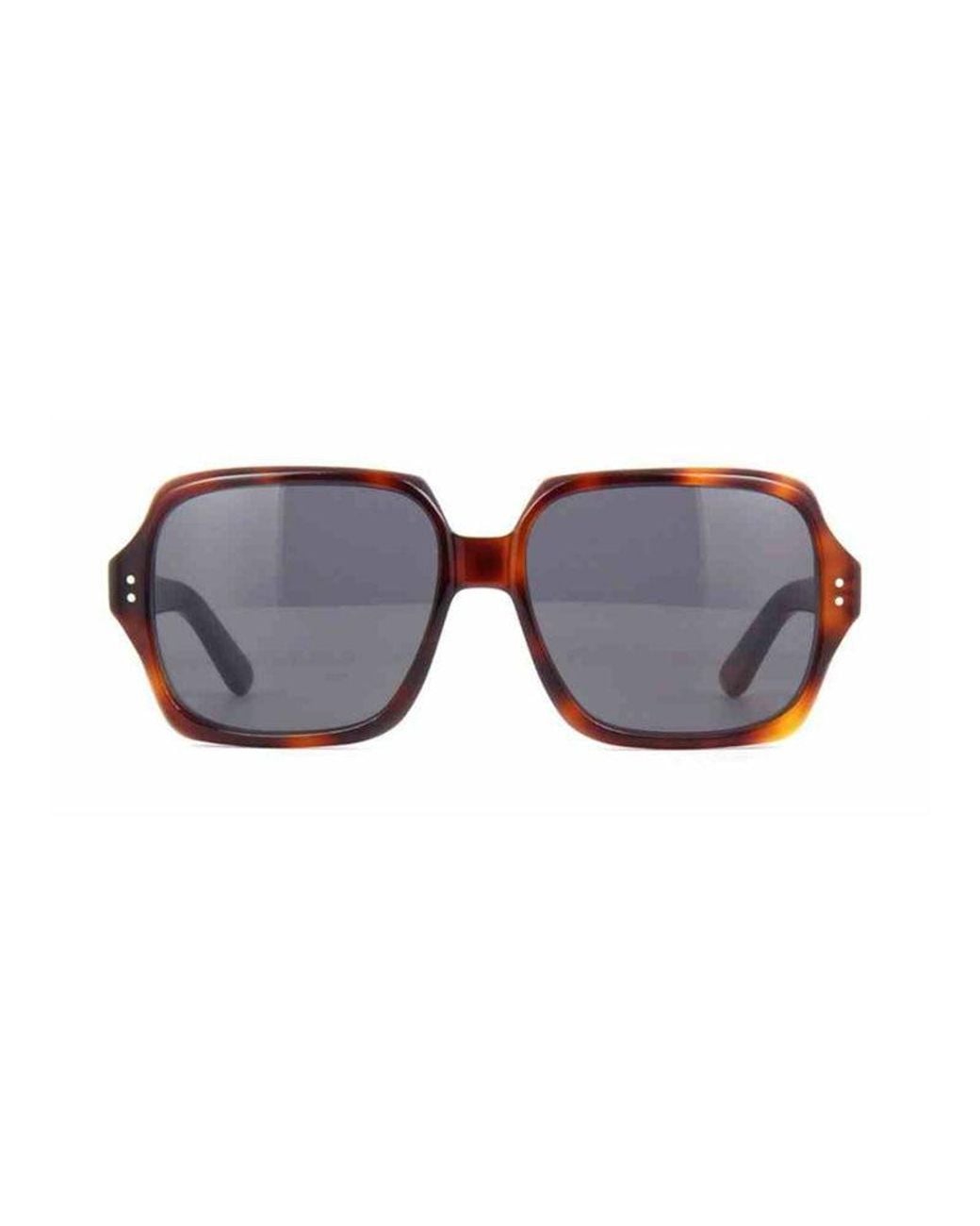 Céline Brown Sunglasses Square Full Rim, Frame And Lens Cl40074F56A