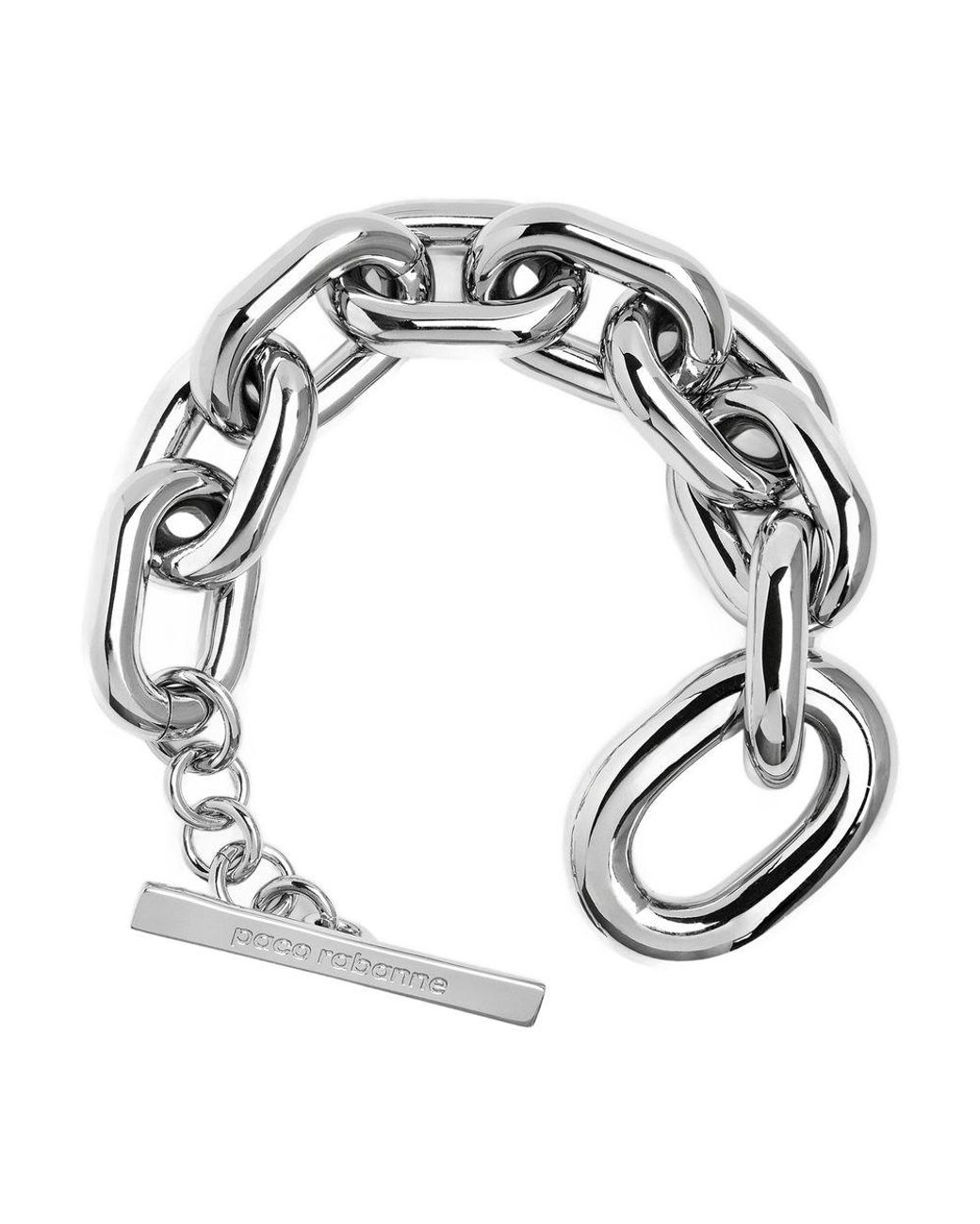 Rabanne Metallic Xl Link Brac Bracelet