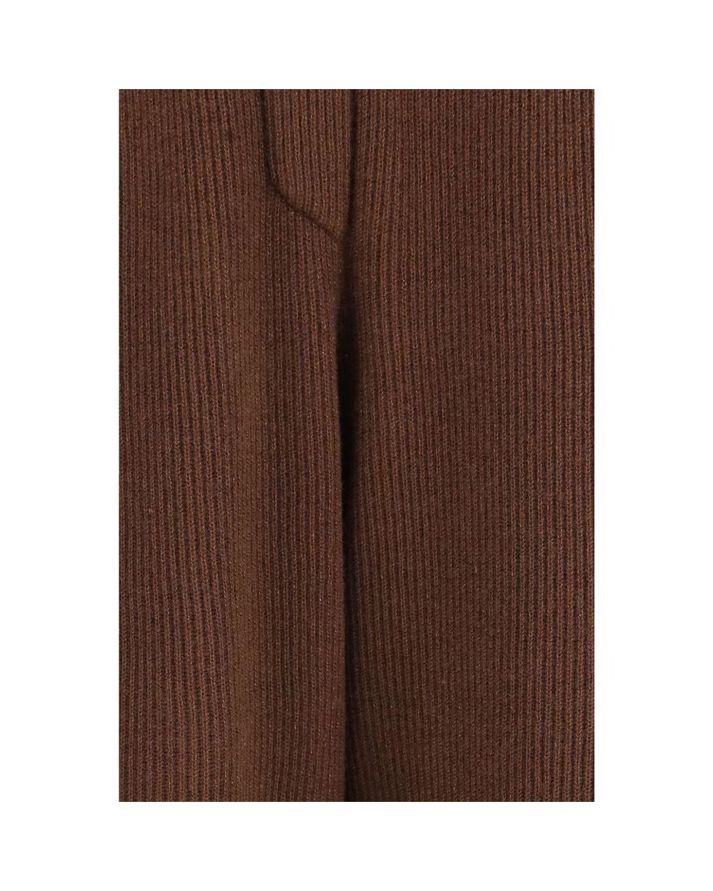 Brunello Cucinelli Brown Cashmere Casual Pants