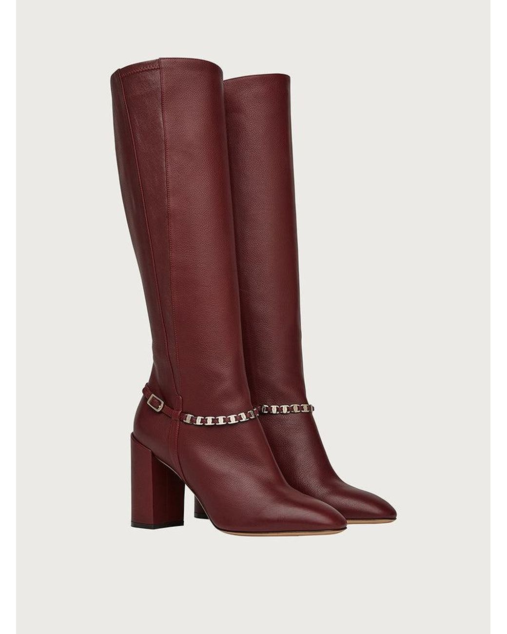 Ferragamo Red Boots
