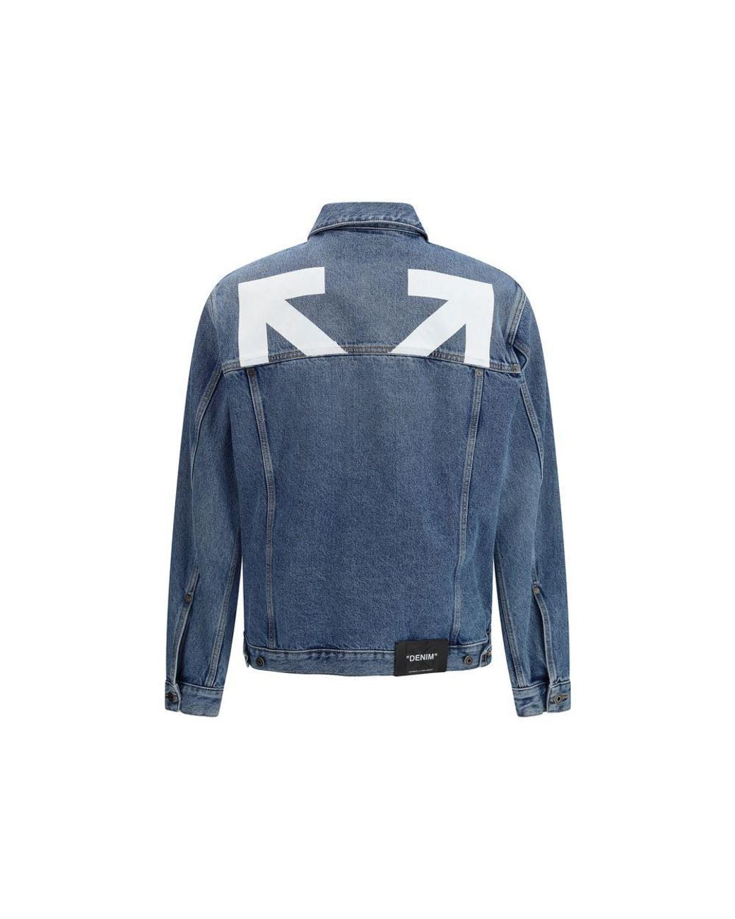 Off-White c/o Virgil Abloh Blue Cotton Denim Jacket - L for men