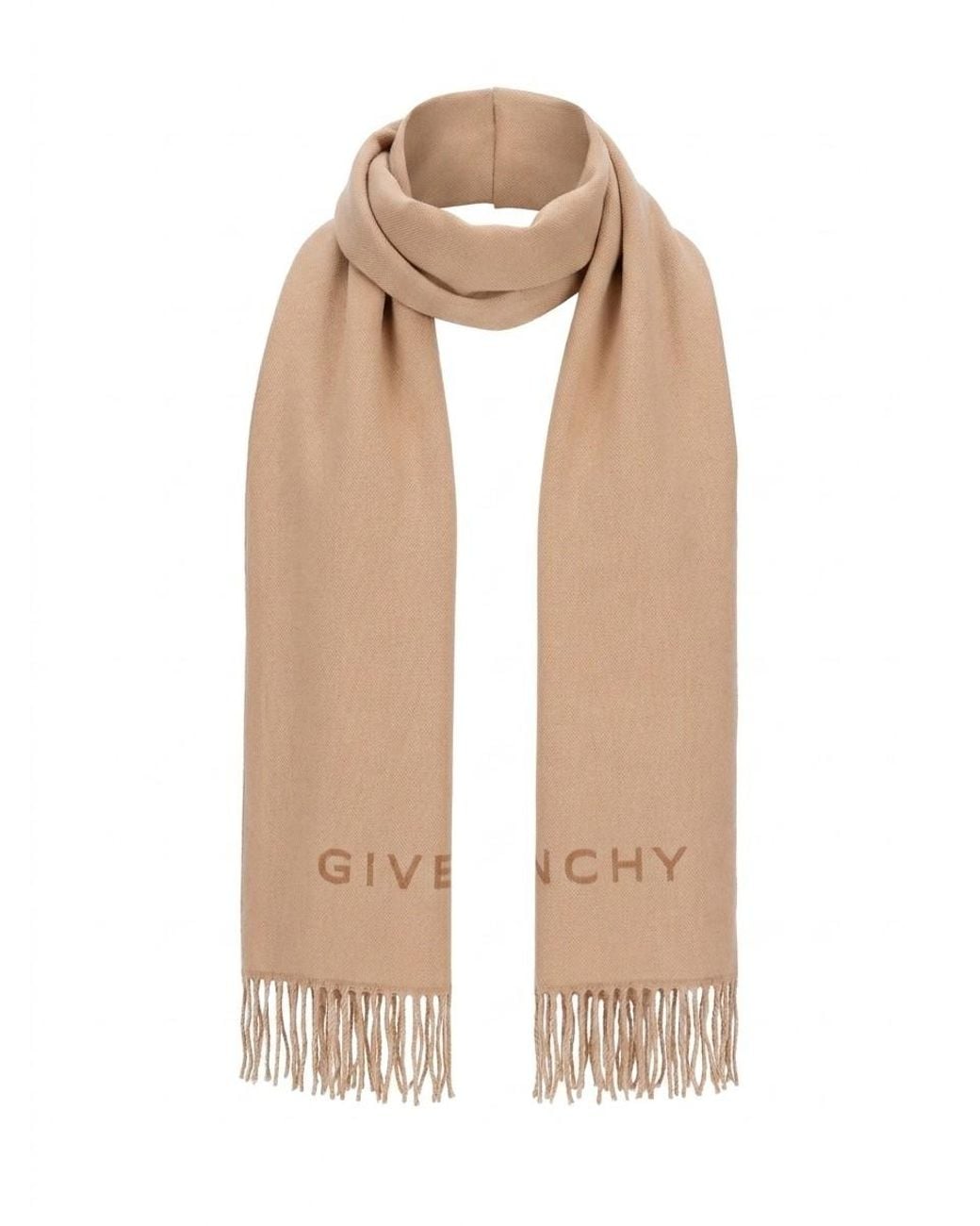 Givenchy Natural Virgin Wool Scarf for men