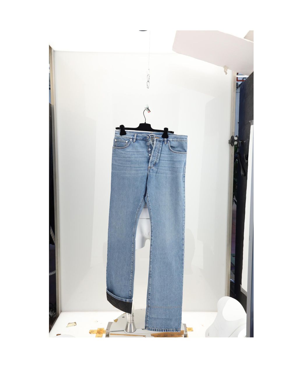 Dior Blue Denim Trousers Cannage Cotton for men