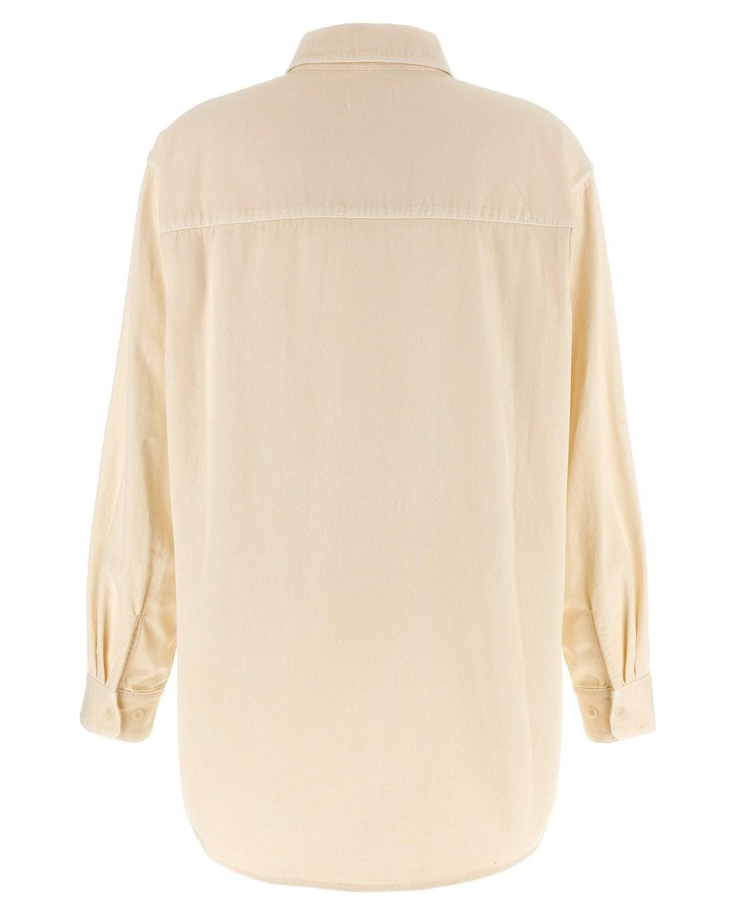 Lemaire Natural Cotton Canvas Shirt