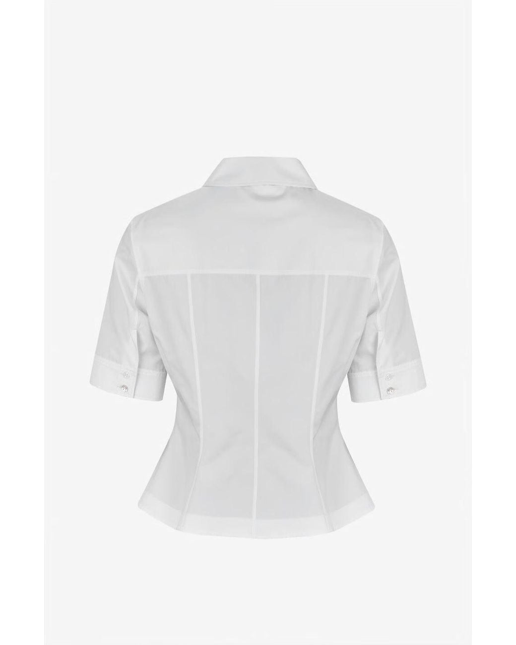 Maison AlaïA White Tailored Top Cotton