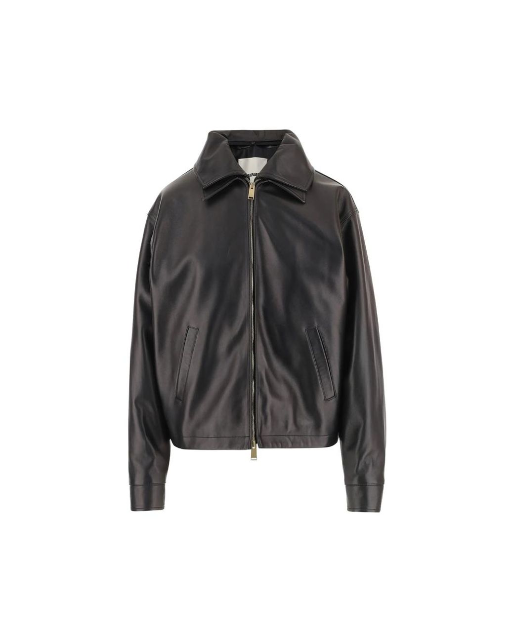DARKPARK Black Zip-Up Leather Jacket