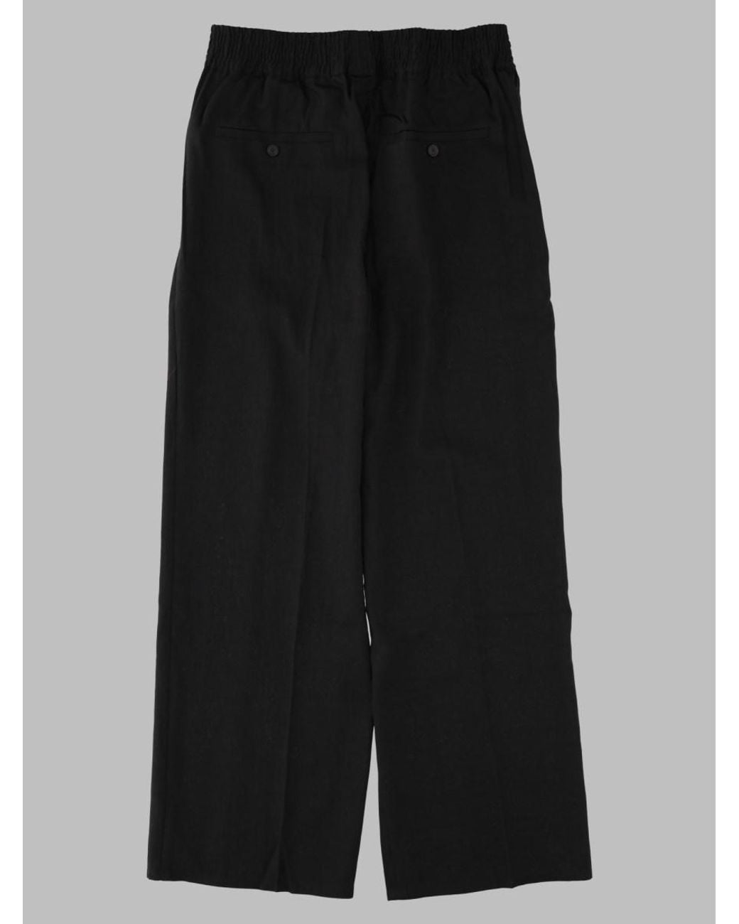 Jacquemus Black Miami Trousers Cotton for men