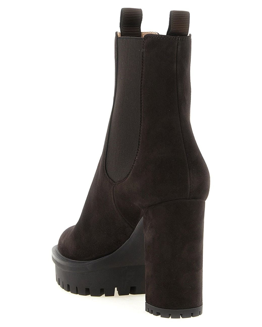 Gianvito Rossi Black Barry Ankle Boot