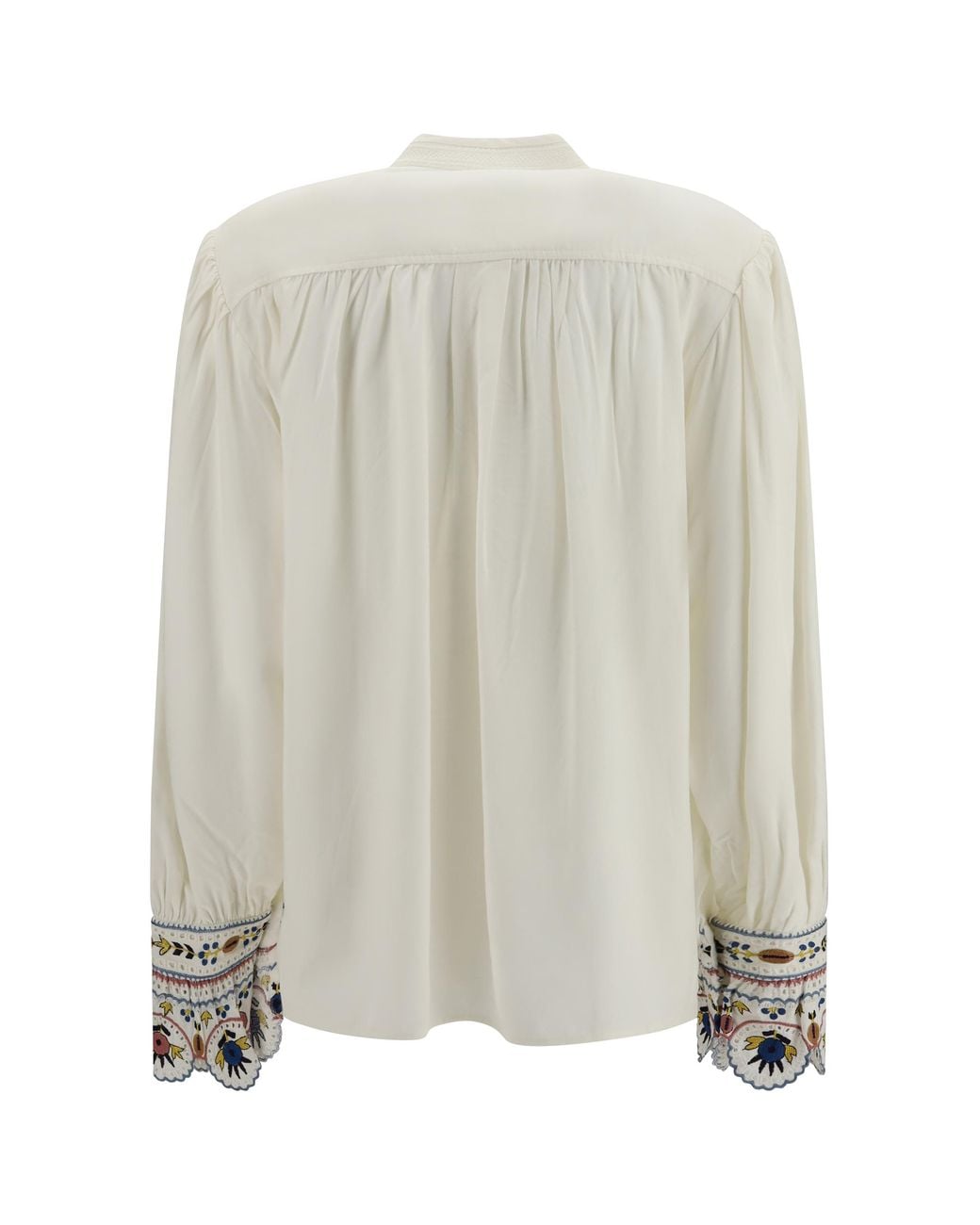 Isabel Marant White Marant Etoile Monique Embroidered Top