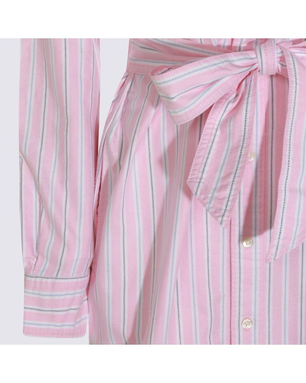 Polo Ralph Lauren Purple Cotton Midi Dress