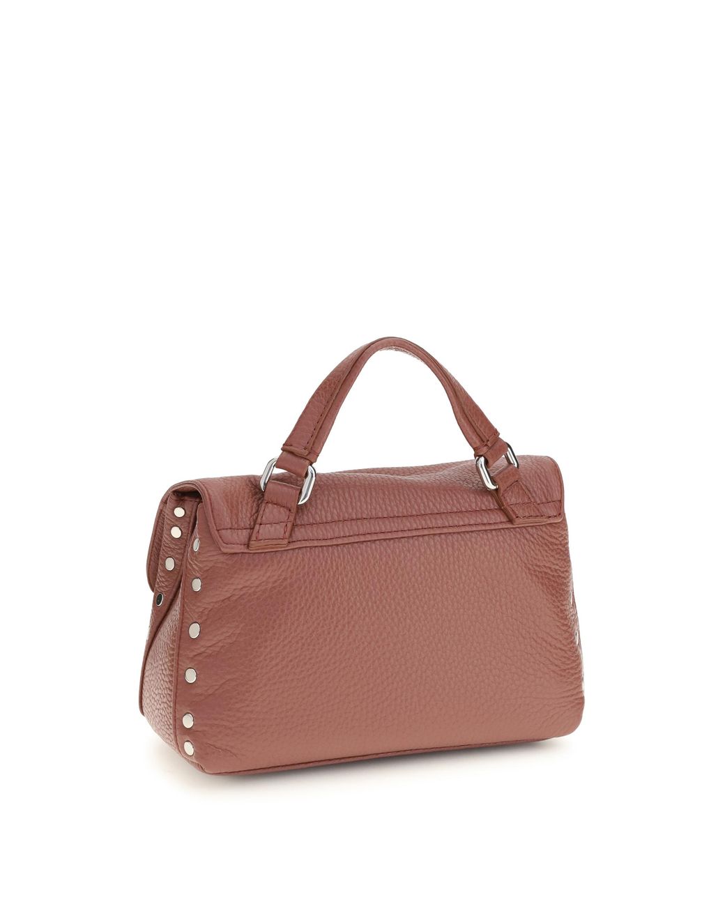 Zanellato Pink Handbag Baby Postina Daily Leather Radicchio Di Treviso Calf Handbags