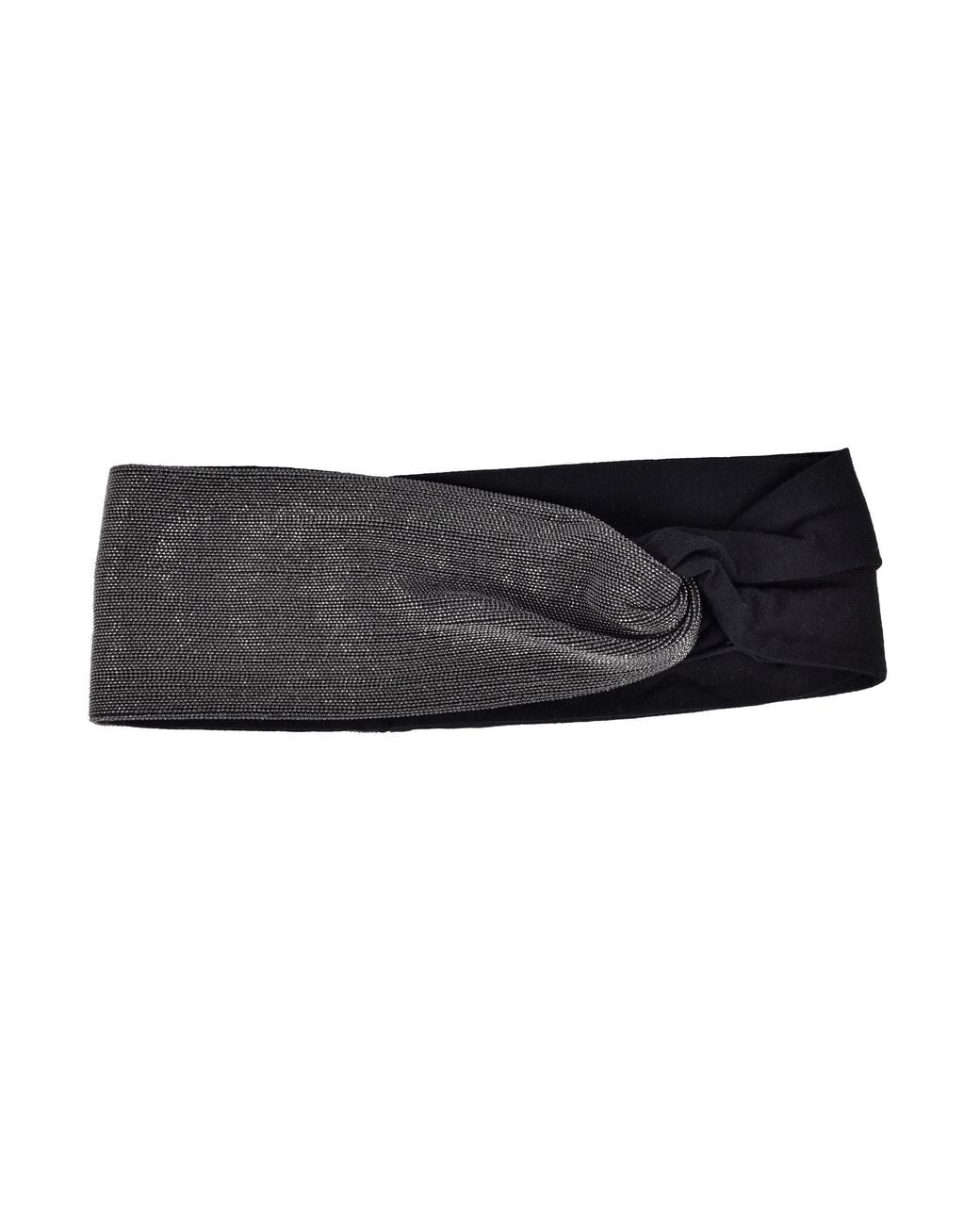 Brunello Cucinelli Black Monilli Bead Head Band/Ear Warmers