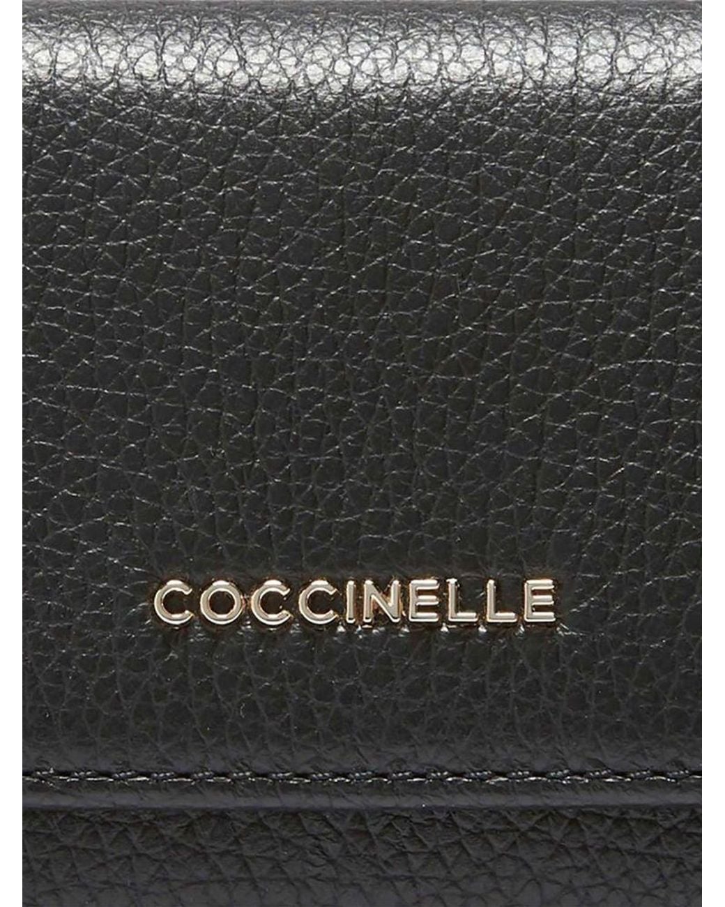 Coccinelle Black Coccinelle Grained Leather Wallet