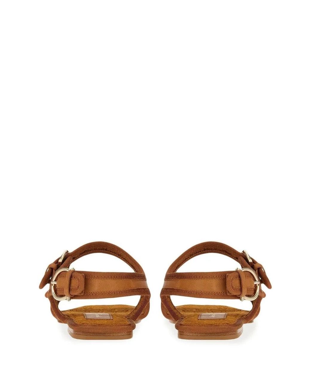 Ferragamo Brown Nomadic Stories Leather Sandal