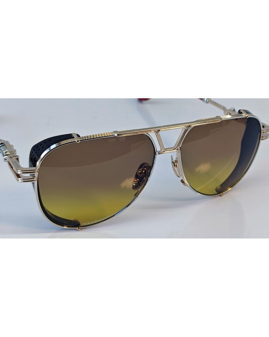 Male Golden Chrome Heart Sunglasses, Size: Free at Rs 1099 in Bengaluru