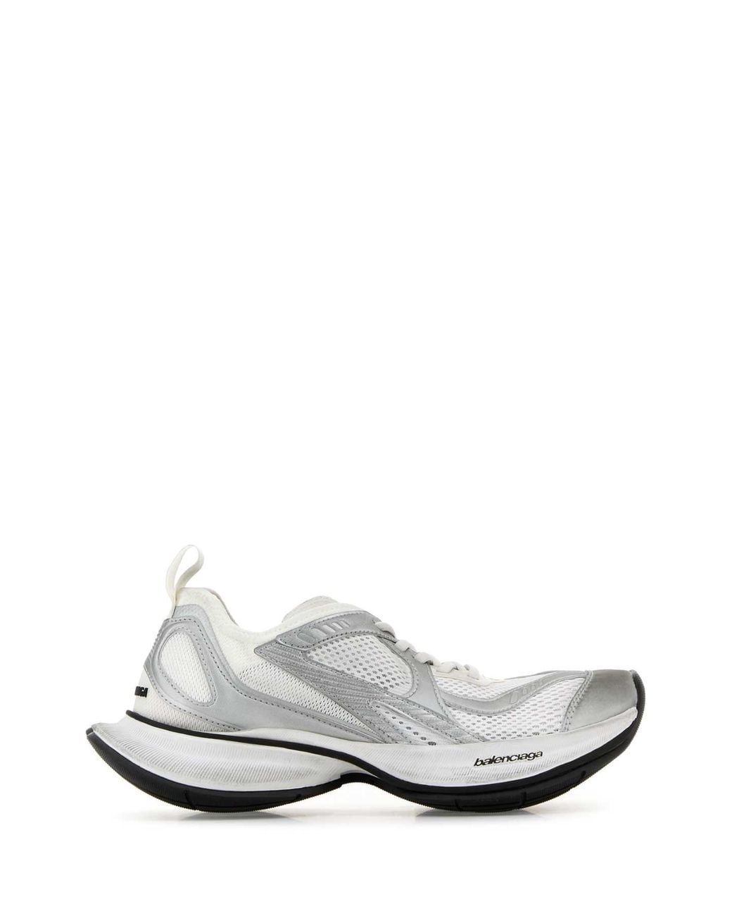 Balenciaga White Sports Shoes Circuit