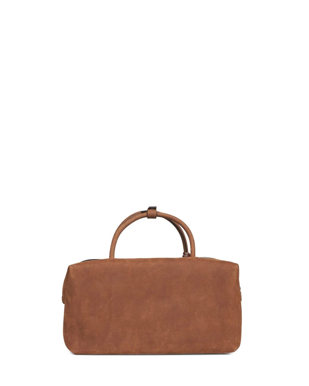 Max Mara Brown Large Bowler Bag Dark Calf Leather Handbags