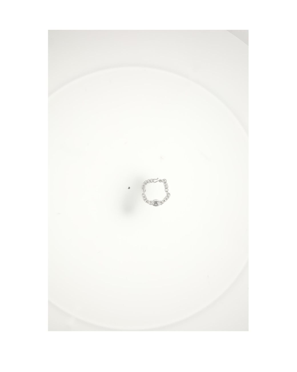 Dior White Dior Bee-Motif Brass Bracelet for men