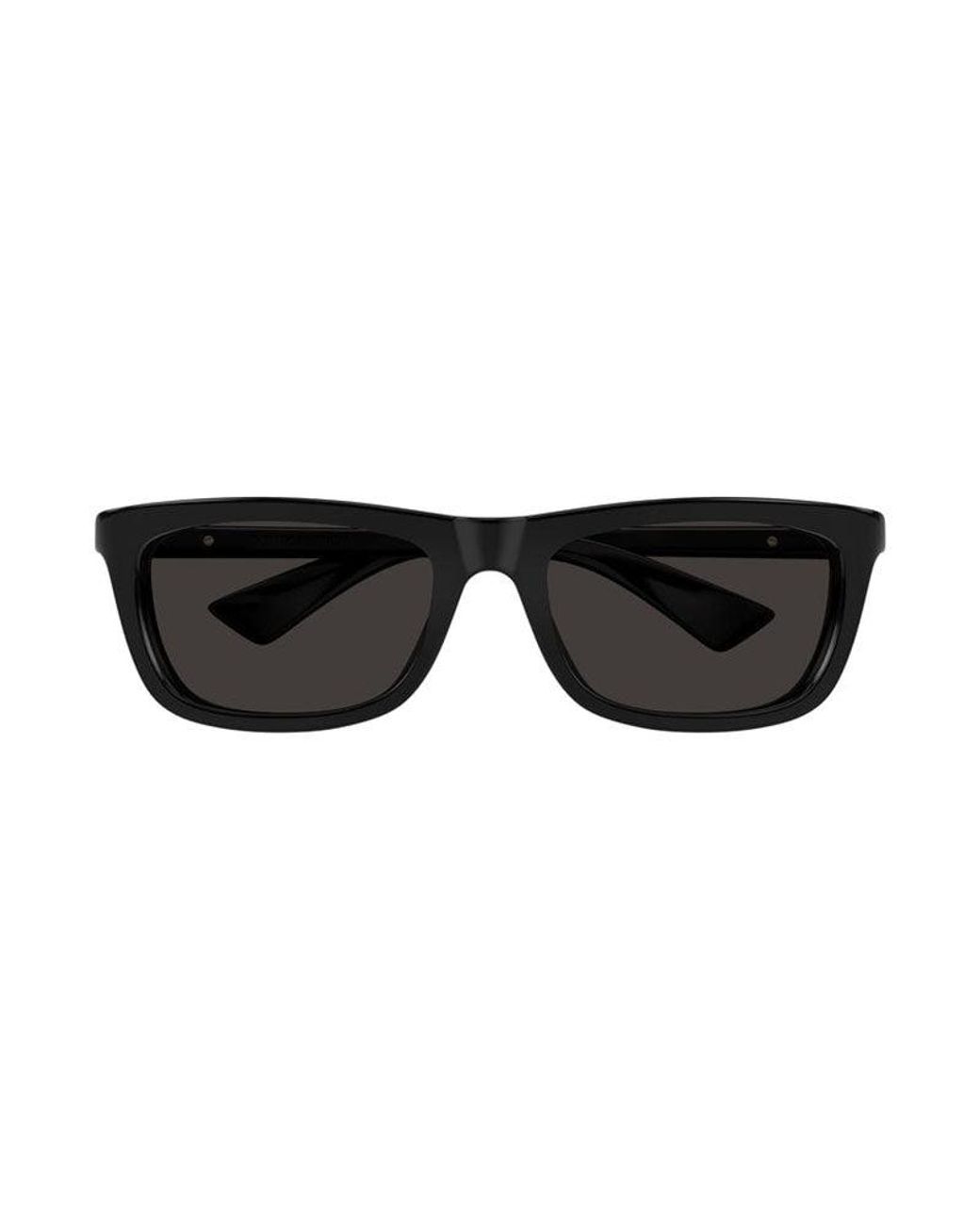 Bottega Veneta Black Frame And Lens Sunglasses