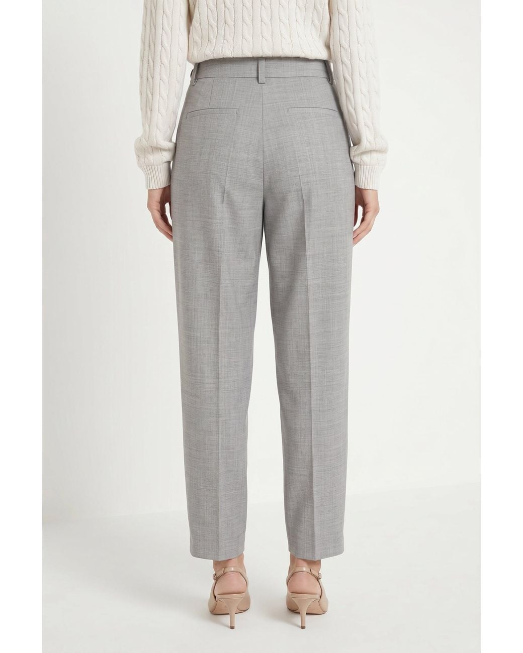 Brunello Cucinelli Gray Light Wool Trousers