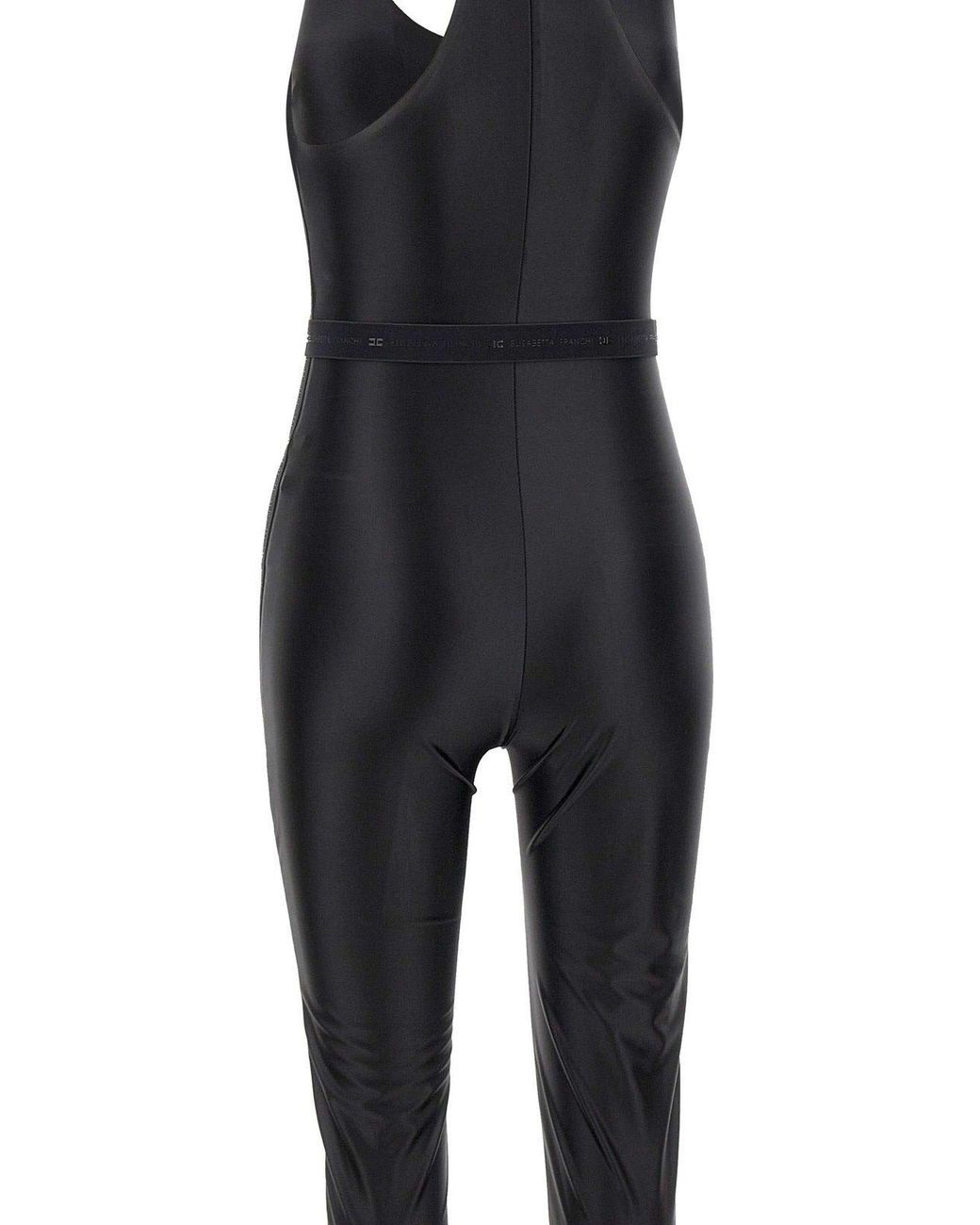 Oblada GERMAN JUMPSUITS F ブラック CINCH AE Seamless Cinch Front Jumpsuit