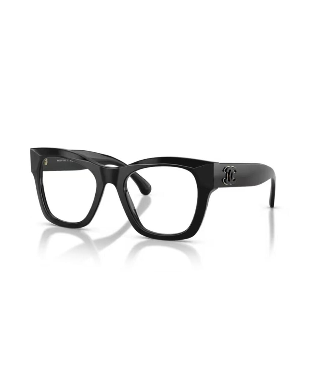 Chanel Black Chanel Eyewear Ch3498 Cat-Eye Acetate Eyeglasses