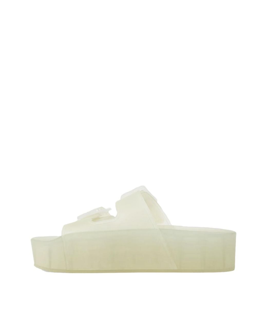 Balenciaga White Mallorca Platform Sandals Shoes