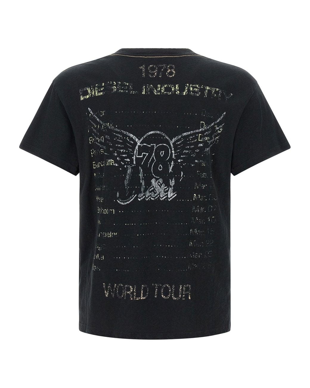 DIESEL Black T-Gerio-A T-Shirt for men