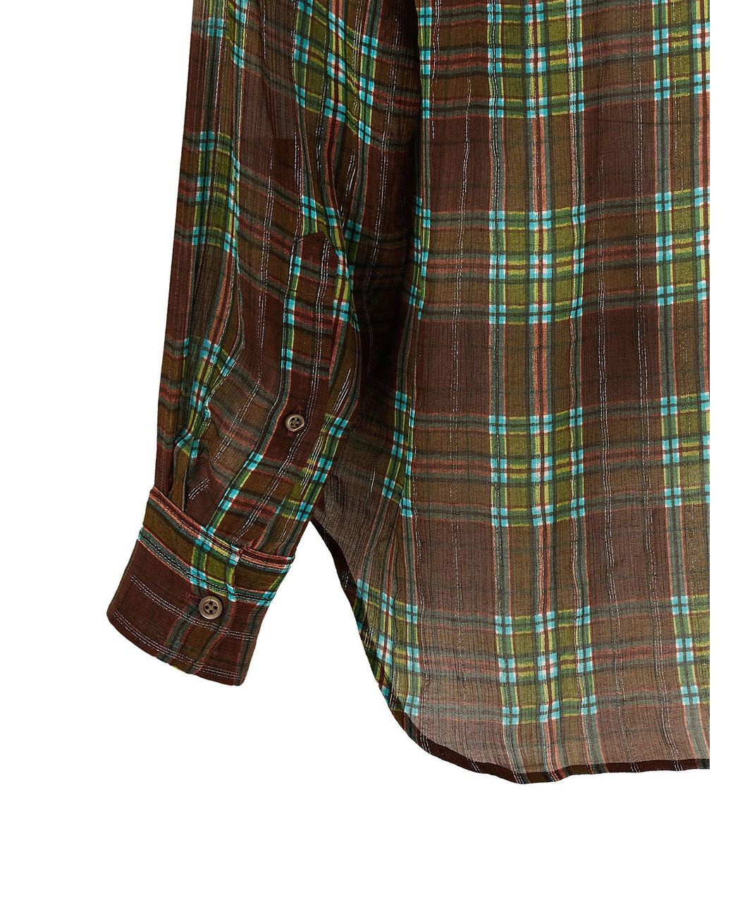 Dries Van Noten Green Cheers Shirt