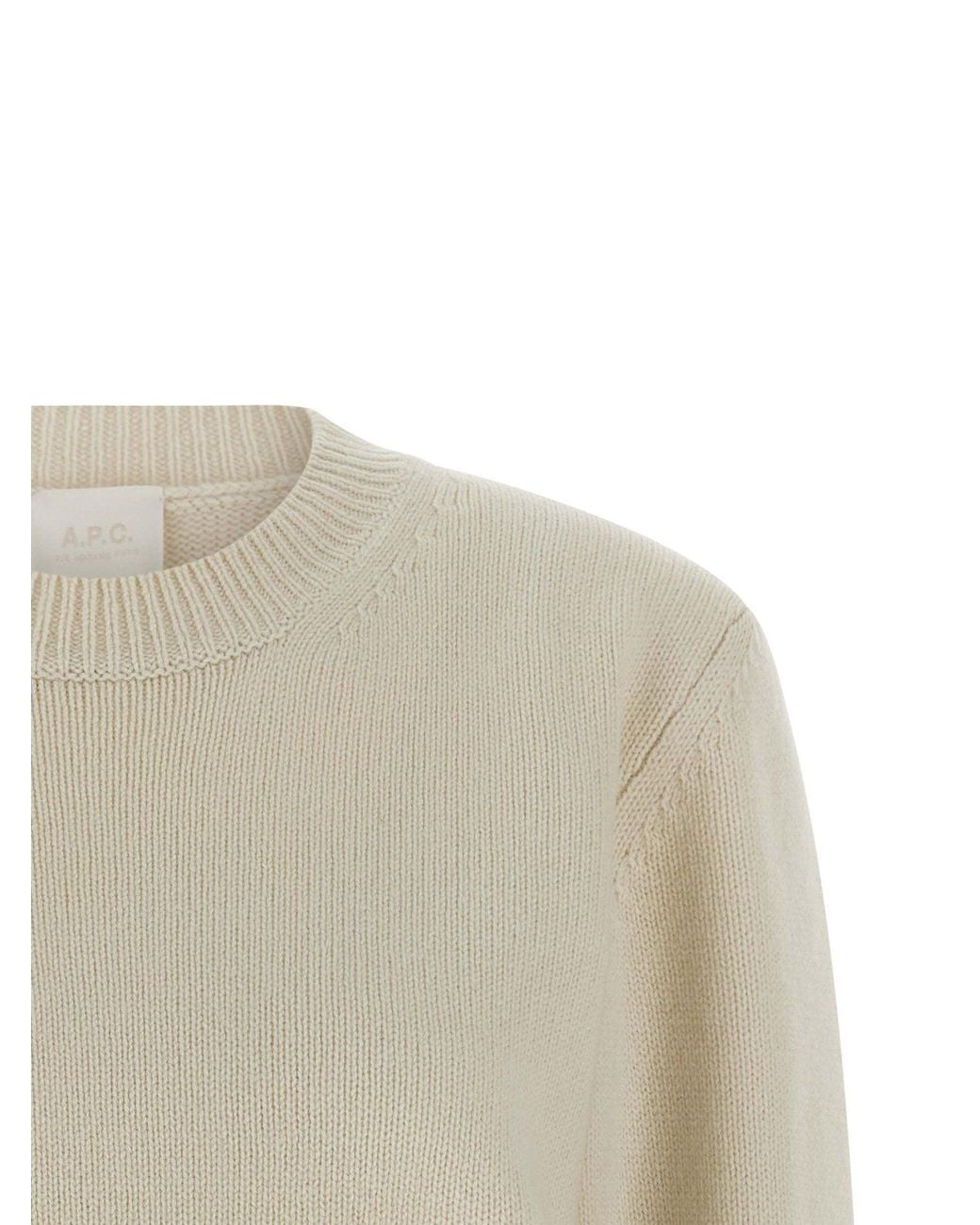 A.P.C. Anna Sweater in Natural | Lyst