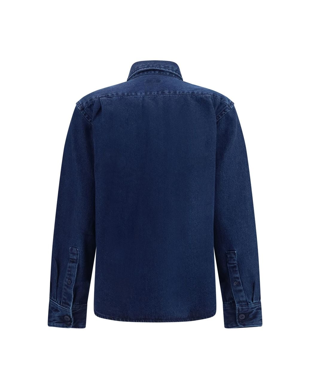 Deperlu Blue Denim Shirt Cotton for men