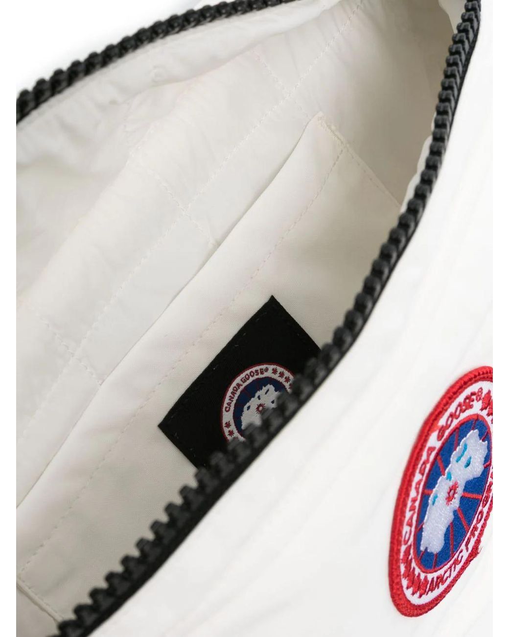 Canada Goose Women Black Canada Goose Logo Patch Belt Bag Accessories