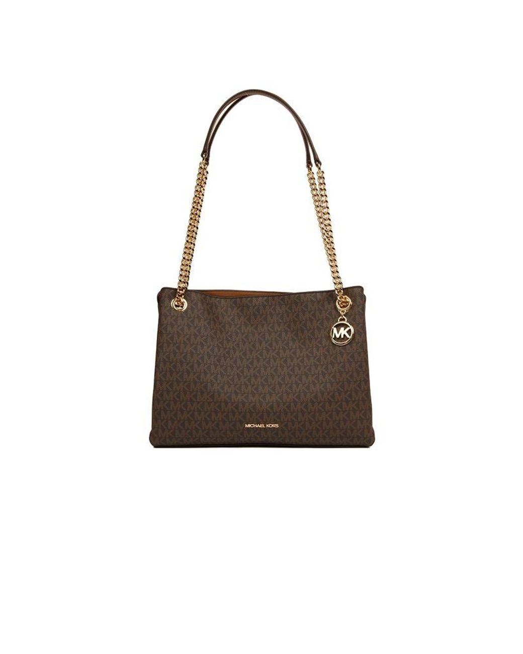 Michael Kors Brown Crossbody Bag Polyvinyl Chloride Crossbody-Bags