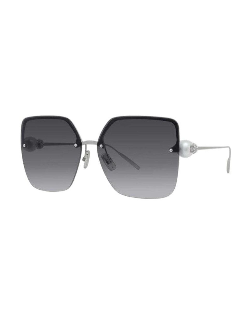 Givenchy Black Sunglasses Butterfly Rimless, Frame And Gradient Lens Gv40110U16B