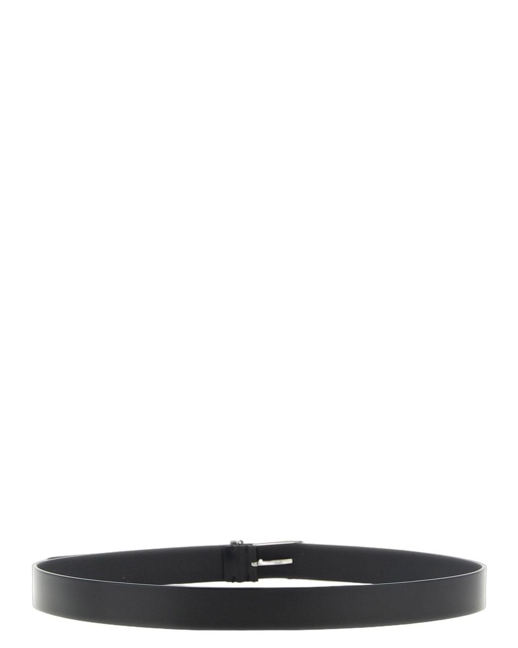 Tom Ford Black Tom Ford Calfskin Thin Belt for men