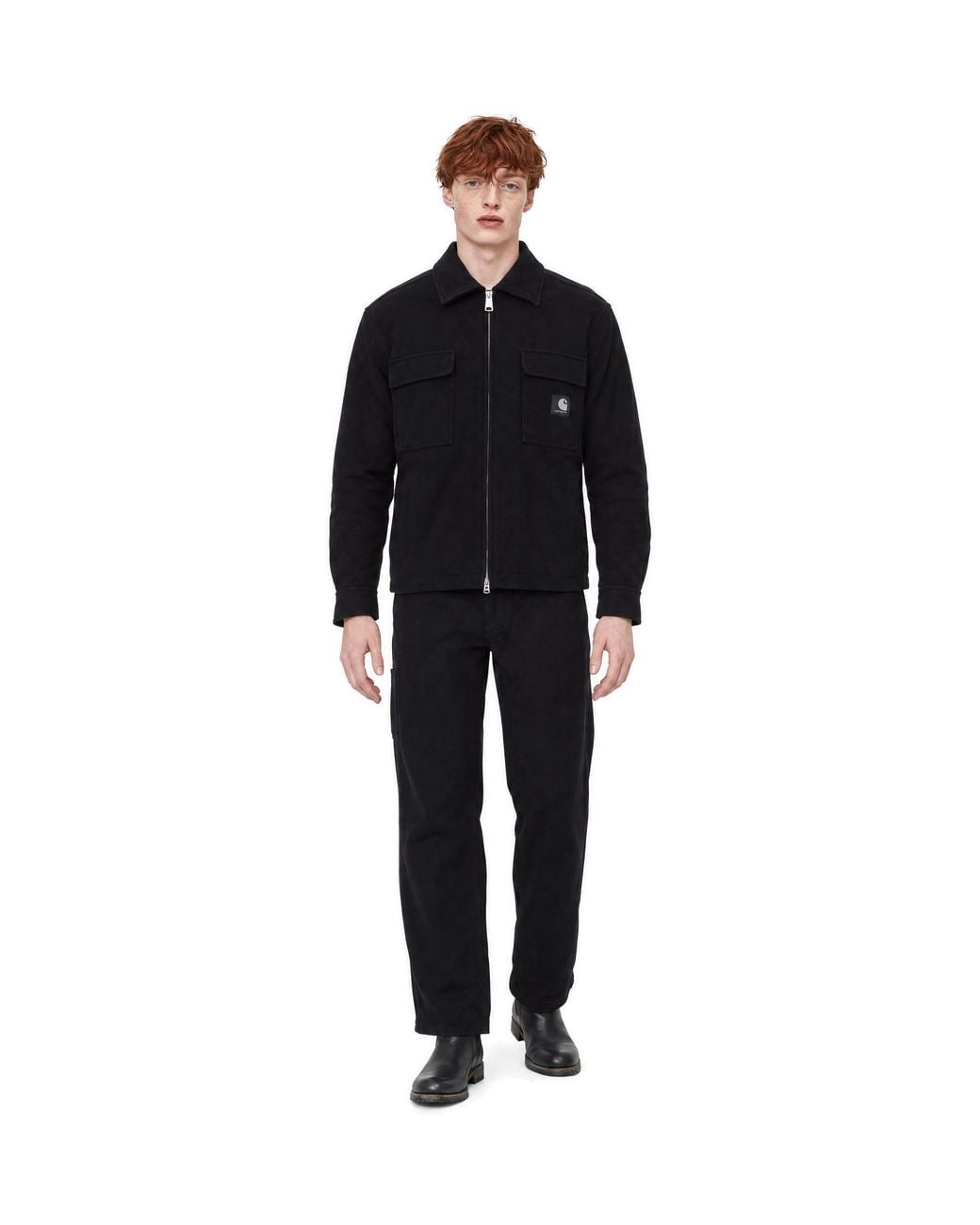 Carhartt Black Jacket Atoka Wool for men