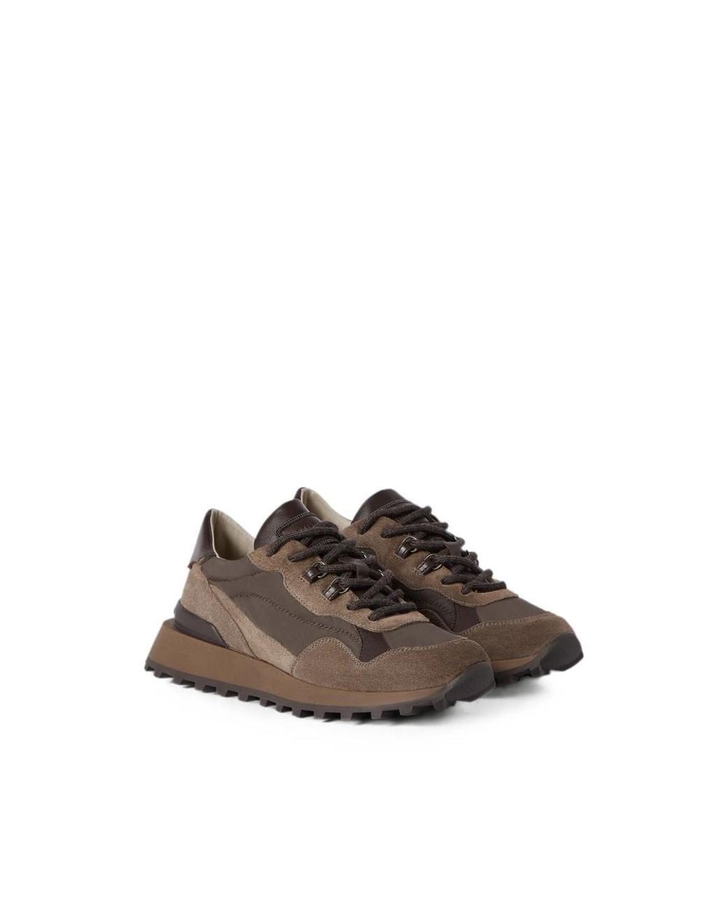 Brunello Cucinelli Brown Trainers