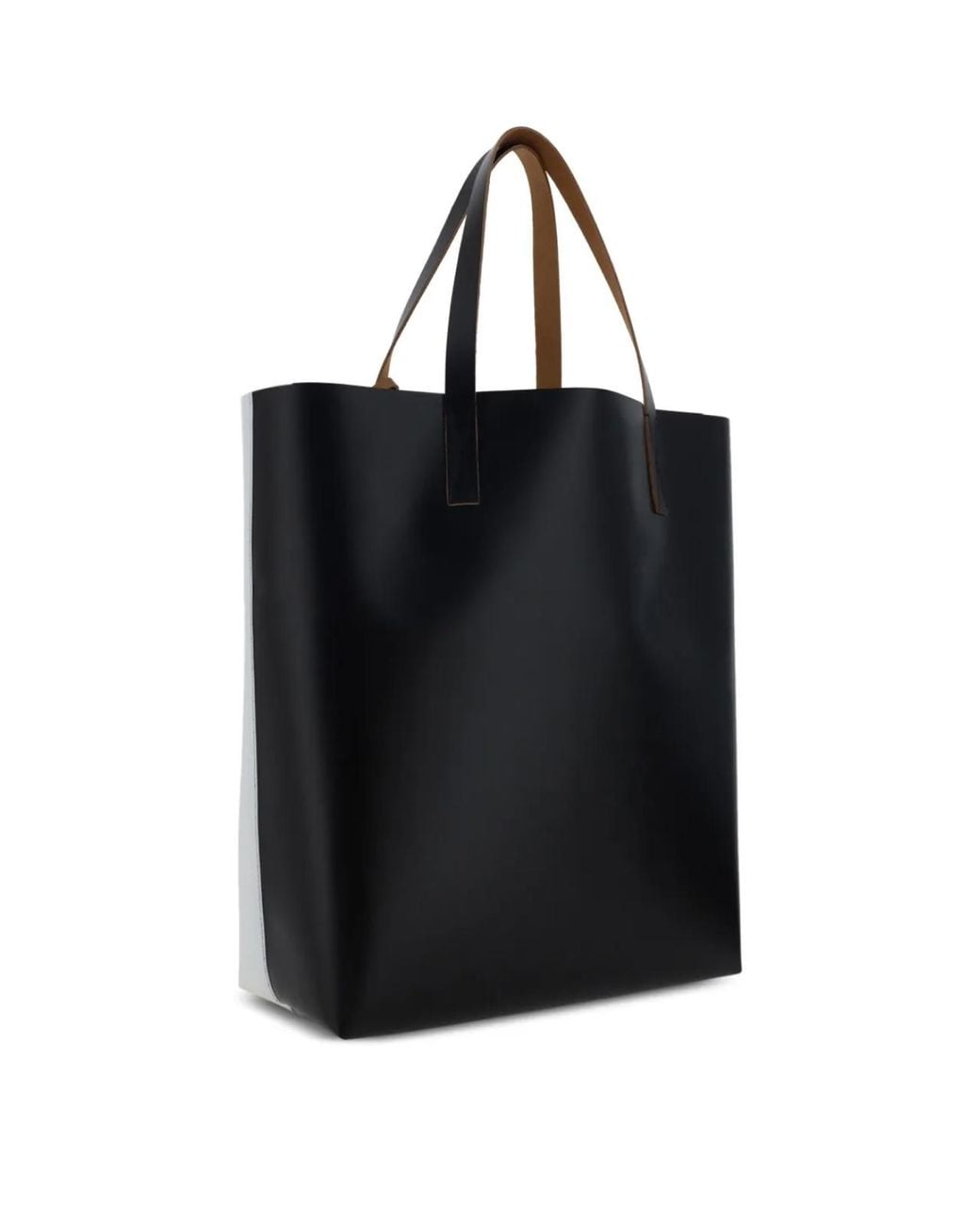 Marni Black Tribeca Cake Logo Tote Bag