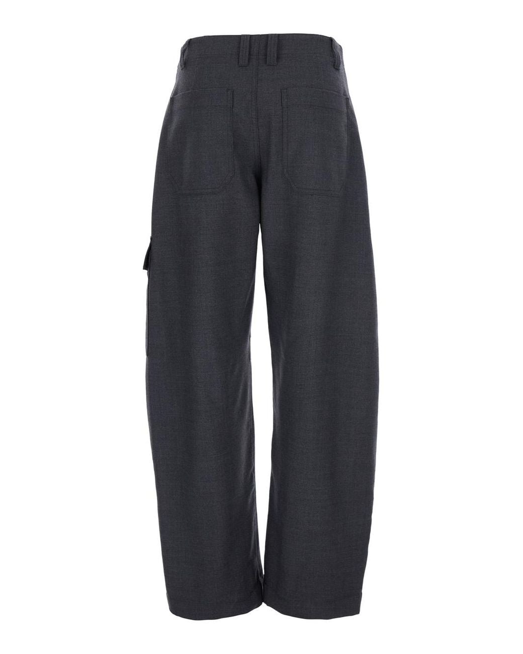 Brunello Cucinelli Blue Trousers Virgin Wool